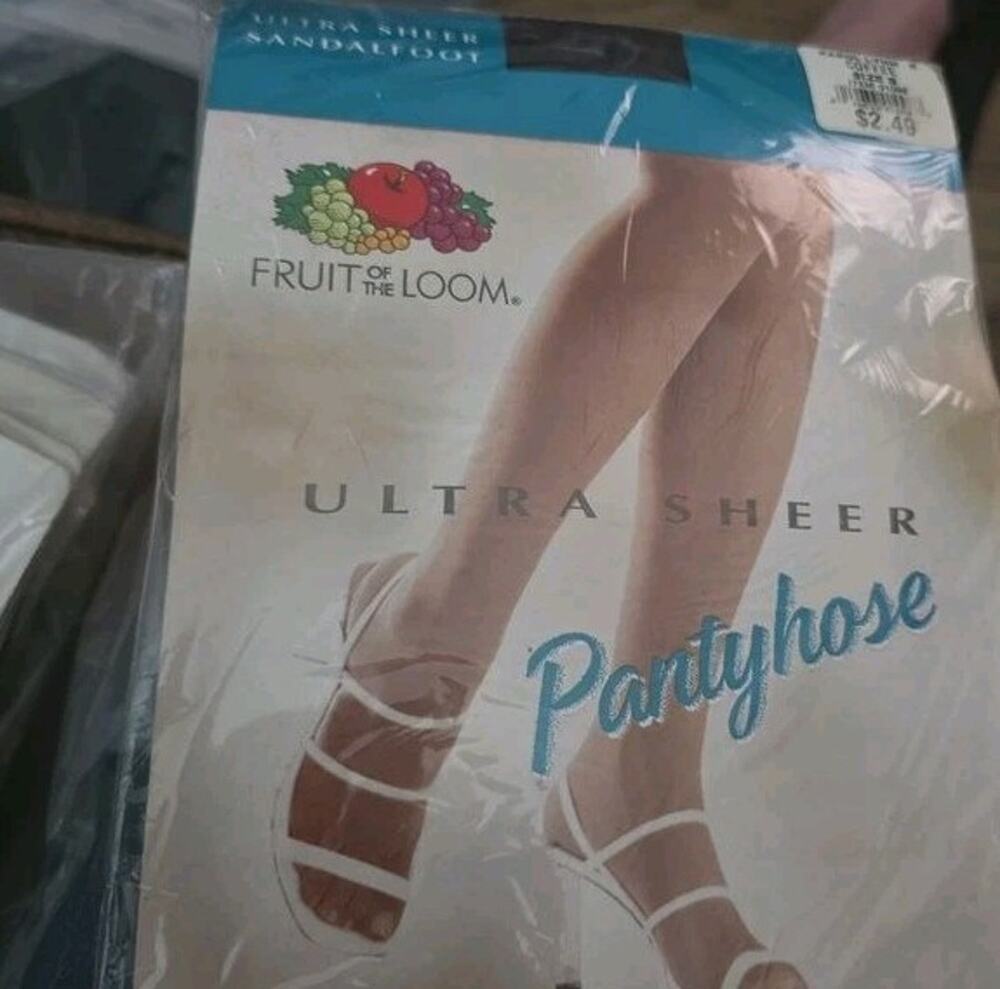 Vintage Fruit of the Loom Ultra Sheer Pantyhose